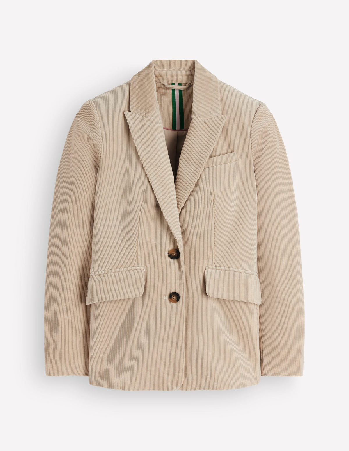 Stamford Cord Blazer-Latte