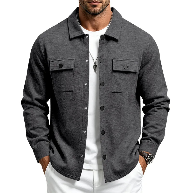 Urban Brushed Cotton Shirt Jacket