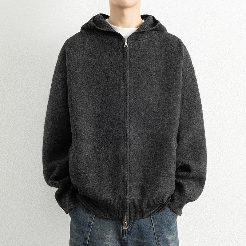 Luxe Soft-Touch Hooded Zip Cardigan | Everyday Comfort