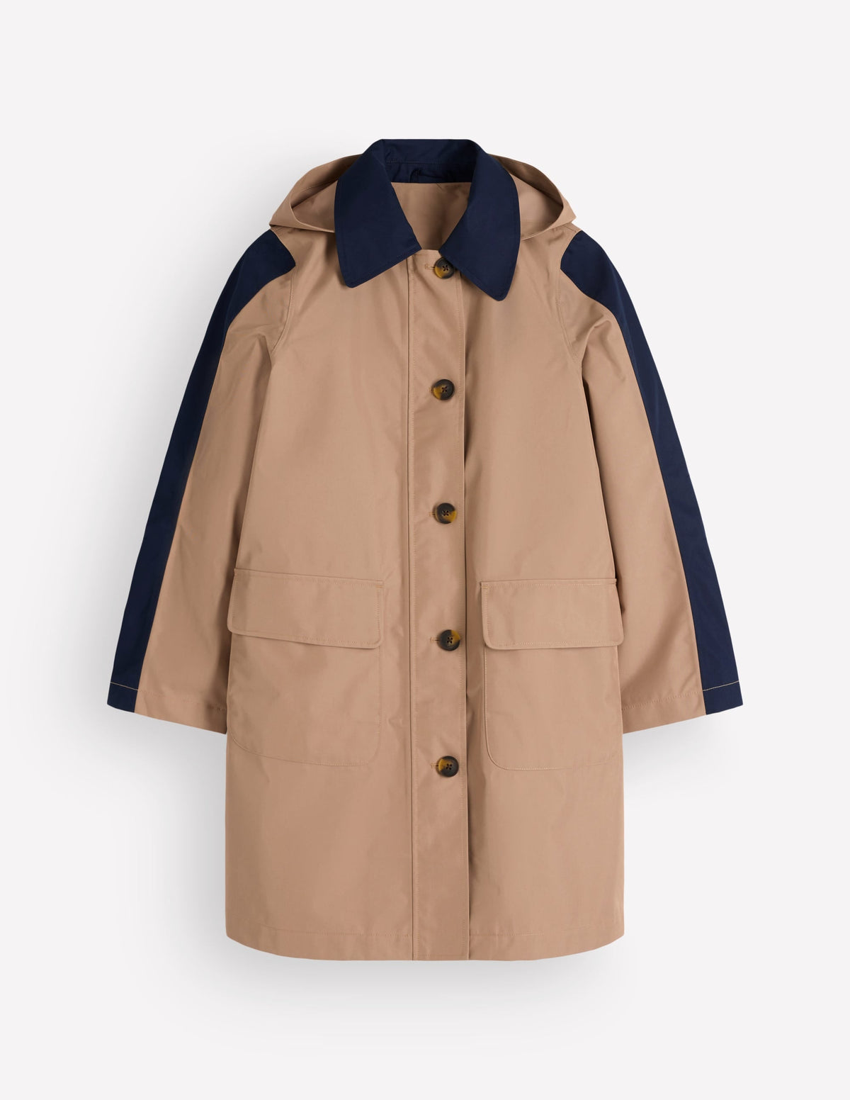 Colour block Raincoat-Amphora