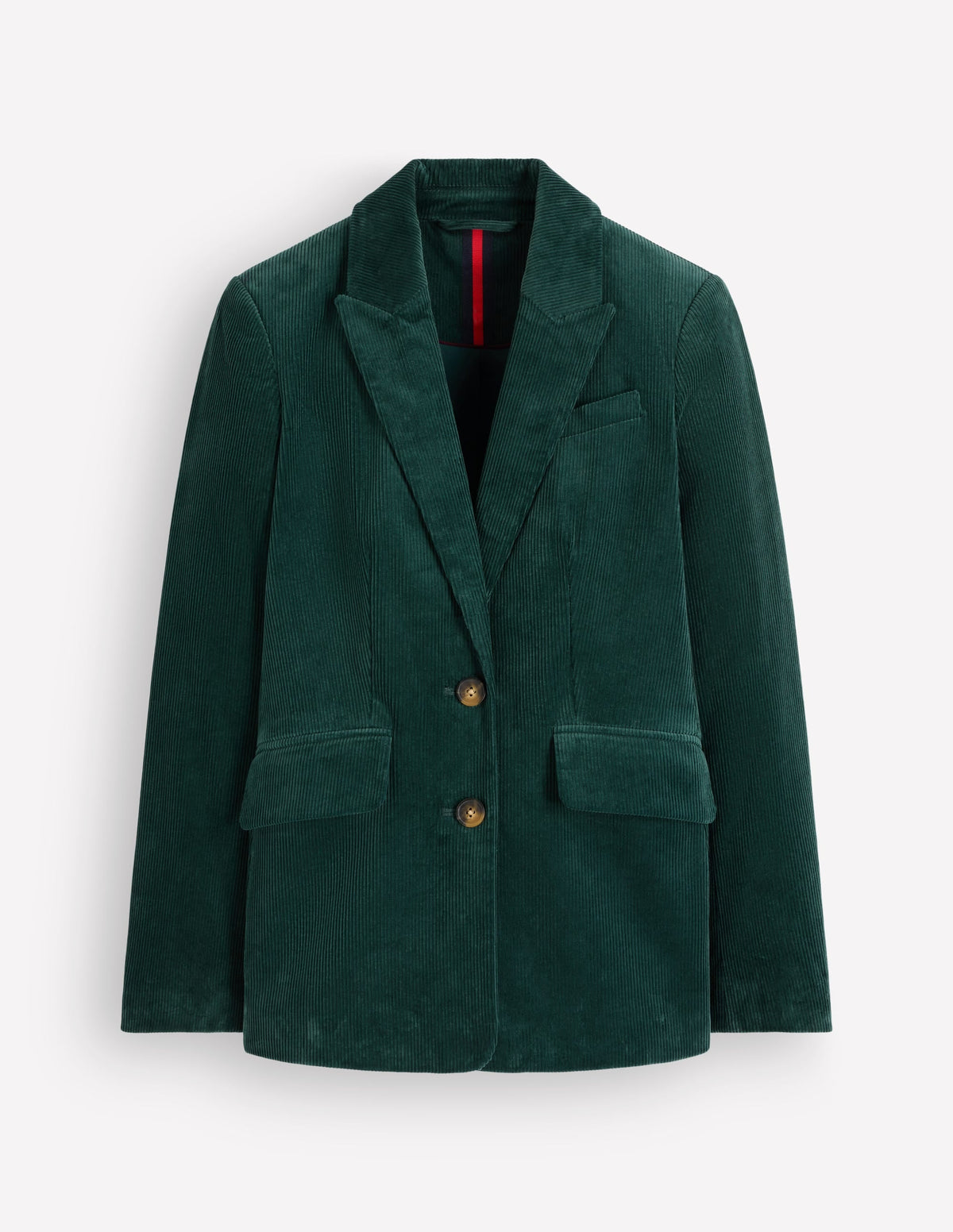 Stamford Cord Blazer-Midnight Teal