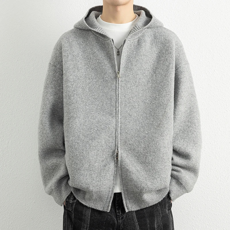 Luxe Soft-Touch Hooded Zip Cardigan | Everyday Comfort