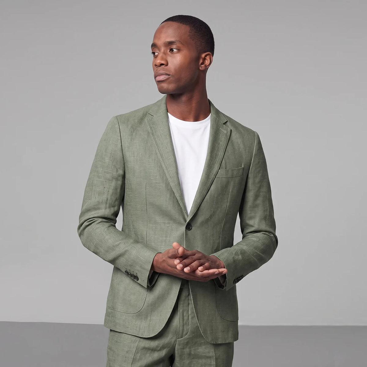 Men’s Lightweight Linen Suit Blazer