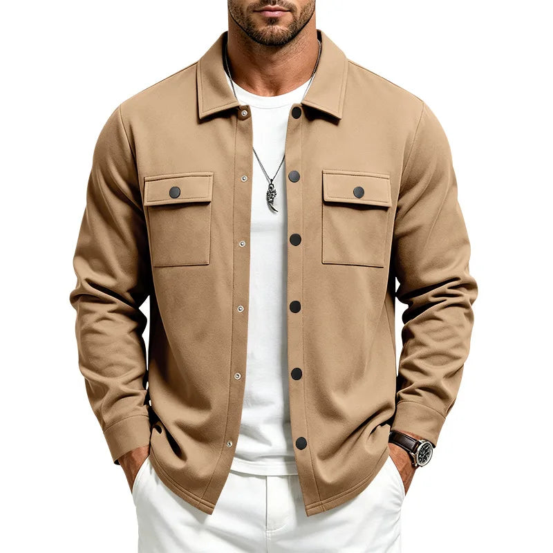 Urban Brushed Cotton Shirt Jacket