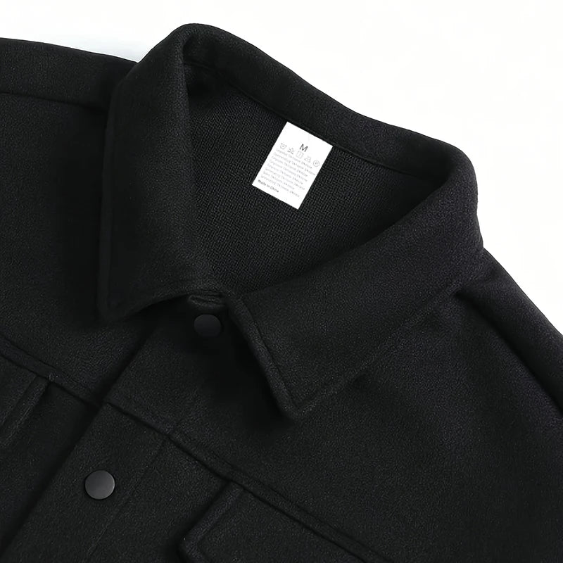 Men's Relaxed Fit Brushed Short Jacket