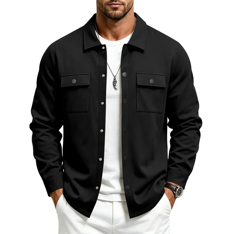 Urban Brushed Cotton Shirt Jacket