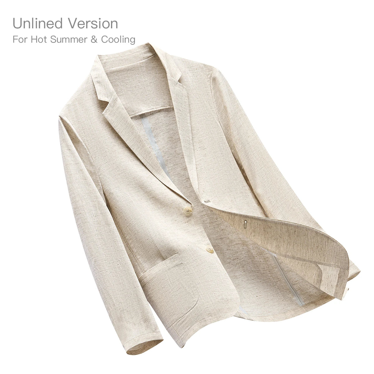 Men’s Lightweight Linen Suit Blazer