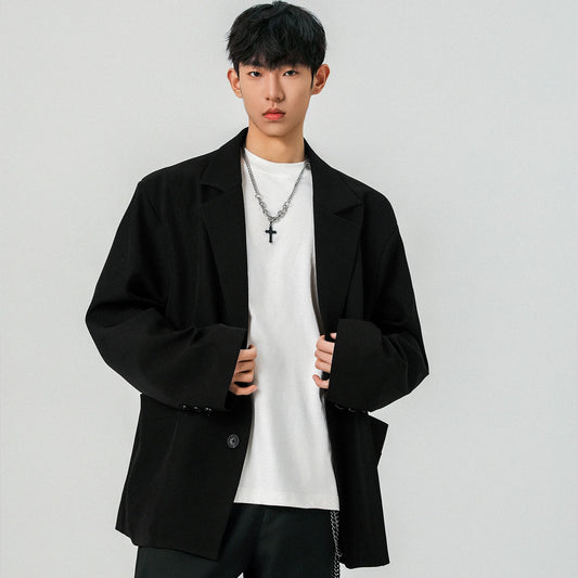 Men’s Oversized Black Blazer Jacket