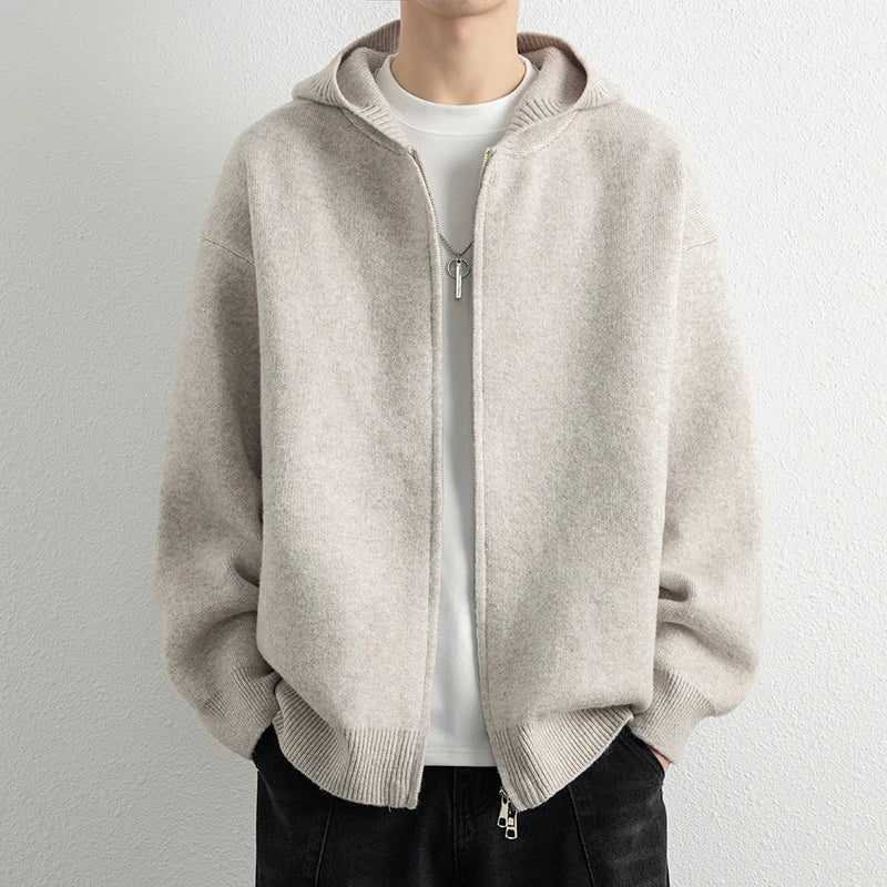 Luxe Soft-Touch Hooded Zip Cardigan | Everyday Comfort