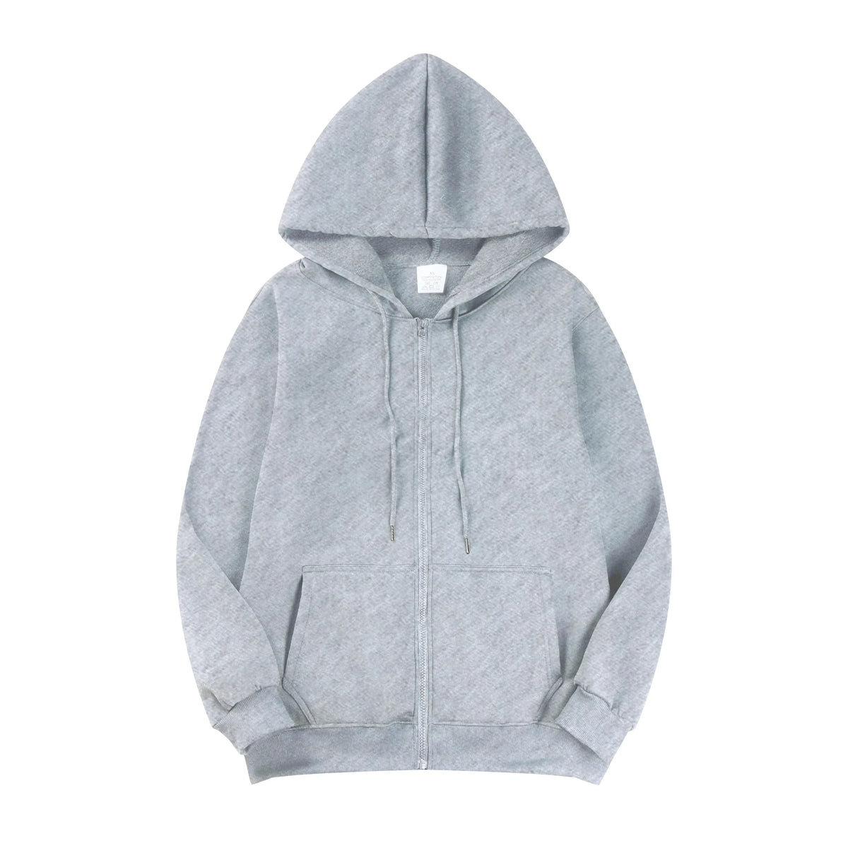 Essential Full-Zip Hoodie Collection | Grey, White & Black Trio