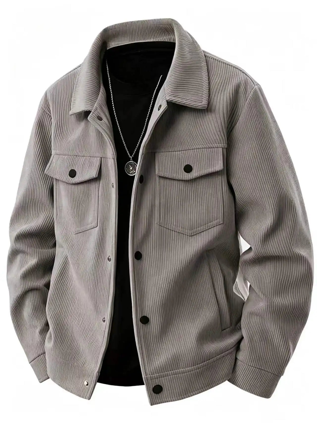 The Metropolitan Olive Flap-Pocket Jacket | Autumn Outerwear