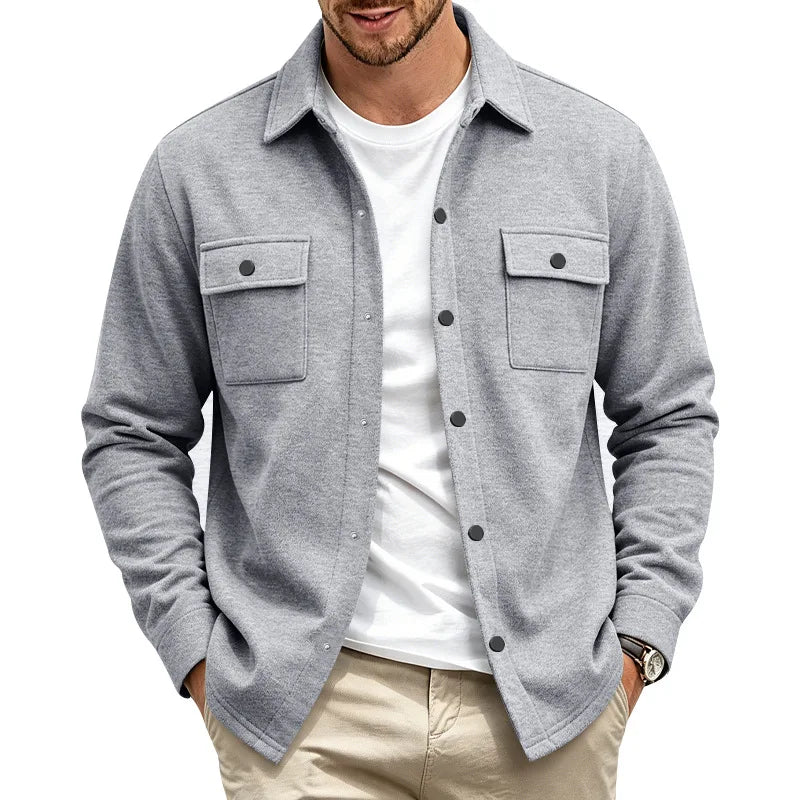 Urban Brushed Cotton Shirt Jacket